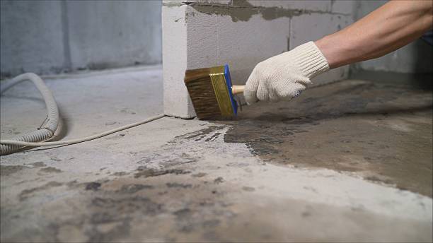 Crawl space vapor barrier installation in Latham, OH